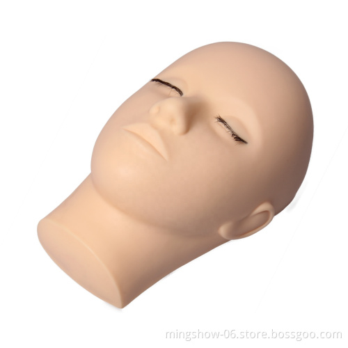 head mannequin face painting makeup training practice